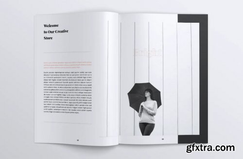 BRIGHT Fashion Lookbook Portfolio Brochures