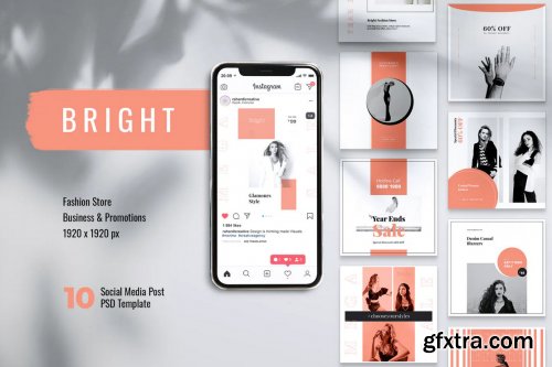 BRIGHT Fashion Instagram & Facebook Post