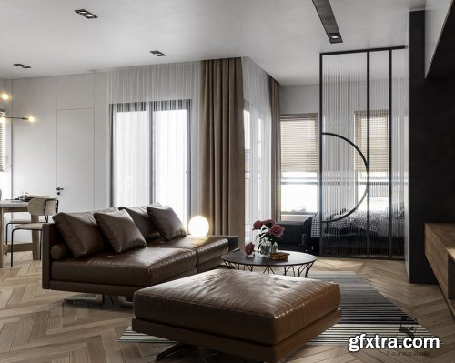 Apartment Interior Scene Sketchup By Thannguyen Gfxtra