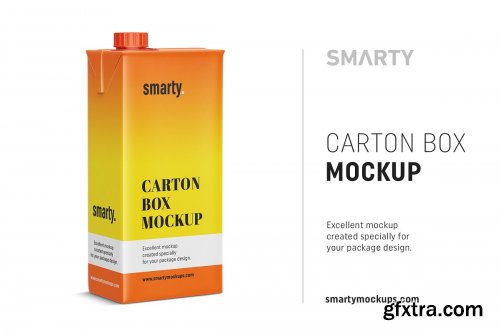 CreativeMarket - Carton box mockup 4356589