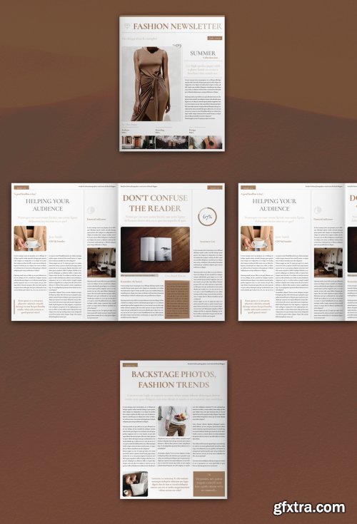 Fashion Newsletter Layout