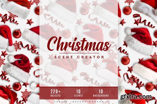 CreativeMarket - Christmas Scene Creator #01 4339839