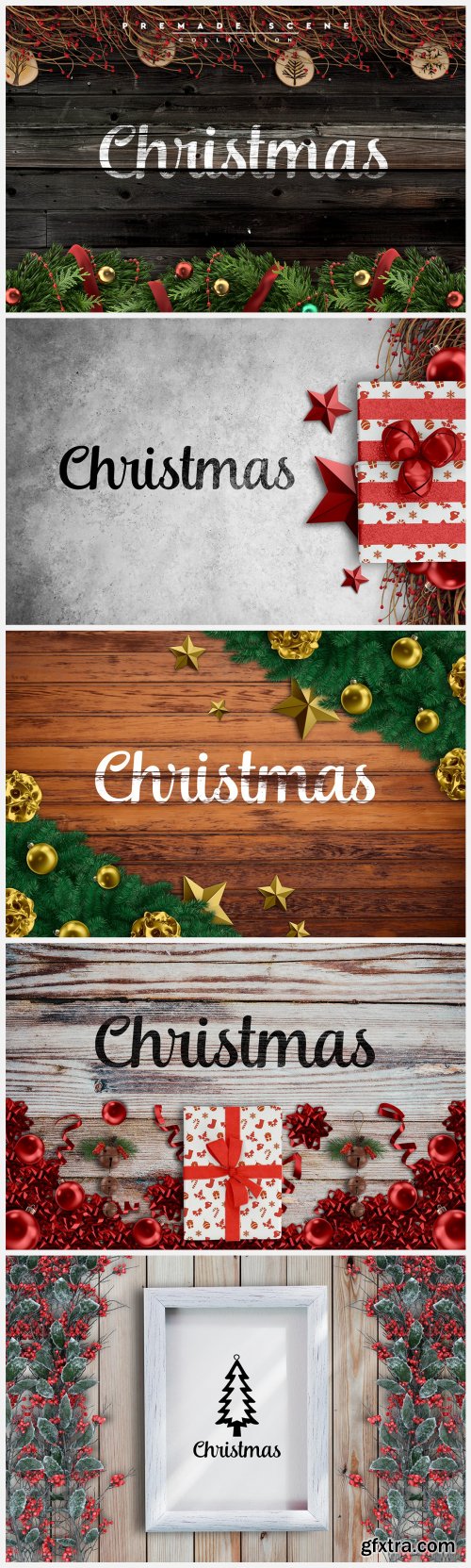 CreativeMarket - Christmas Scene Creator #01 4339839