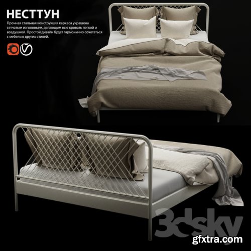 IKEA NESTTUN bed 3d model