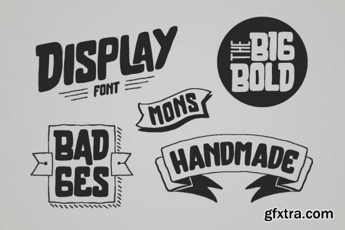 CreativeMarket - The Bold Font Bundle 4366086