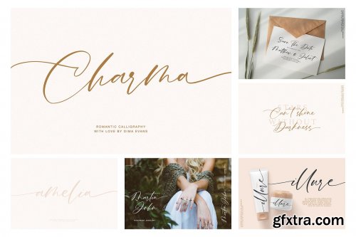 CreativeMarket - Calligraphy Handwritten Font Bundle 4347240