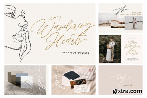 CreativeMarket - Calligraphy Handwritten Font Bundle 4347240