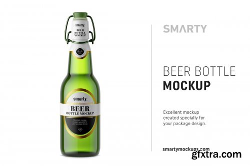 CreativeMarket - Beer bottle mockup 4324989