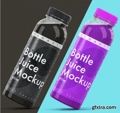 CreativeMarket - Juice Bottle Mockup 4331557