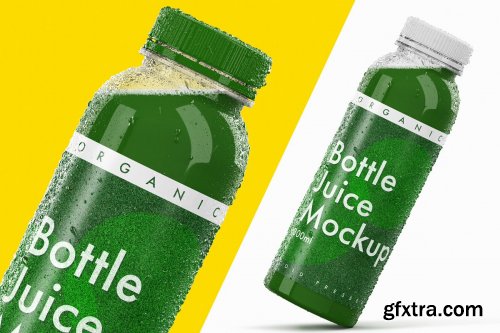 CreativeMarket - Juice Bottle Mockup 4331557