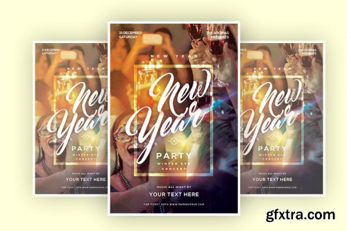 CreativeMarket - NEW YEAR PARTY 4359266