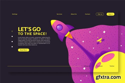 Go to the Space - Landing Page GR