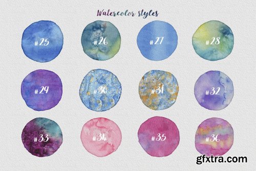 CreativeMarket - Watercolor Layer Effects Photoshop 3823722