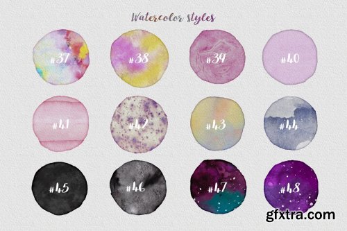 CreativeMarket - Watercolor Layer Effects Photoshop 3823722