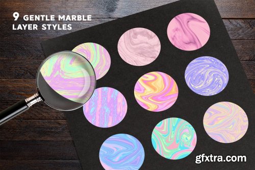 CreativeMarket - Vivid Marble Effect For Photoshop 3818827