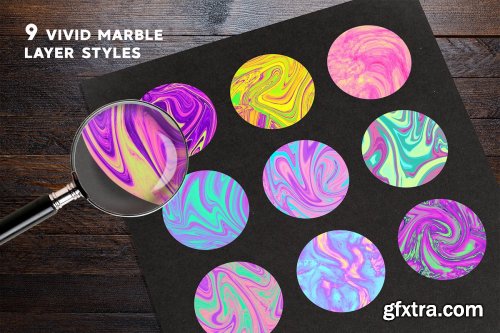 CreativeMarket - Vivid Marble Effect For Photoshop 3818827