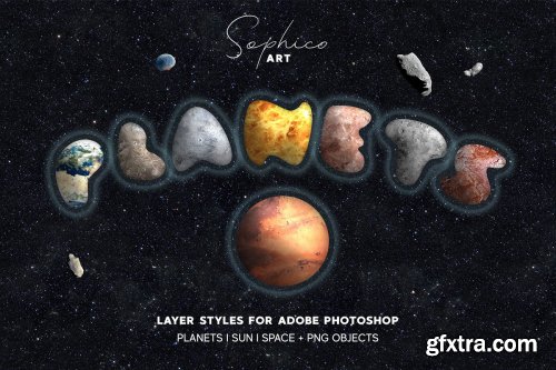 CreativeMarket - PLANETARIUM Photoshop Creative Kit 3833531