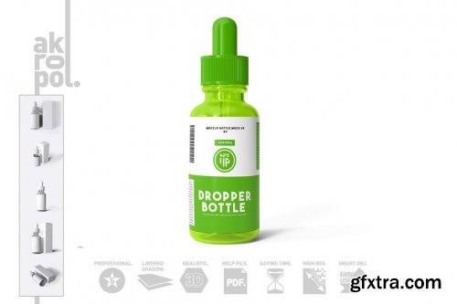 CreativeMarket - Dropper Bottle Mock-up 4292935