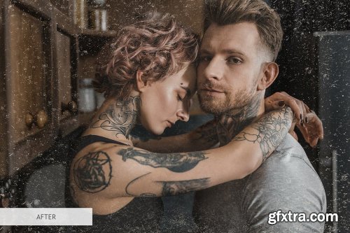 CreativeMarket - Grunge Style Photoshop Overlays 4366665