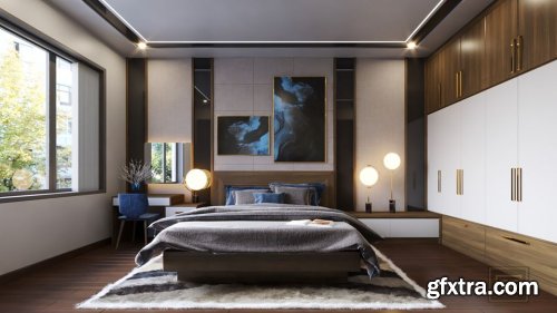  Interior Bedroom Scene for Sketchup by XuanKhanh 