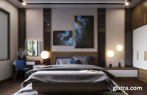  Interior Bedroom Scene for Sketchup by XuanKhanh 