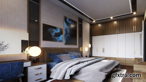  Interior Bedroom Scene for Sketchup by XuanKhanh 