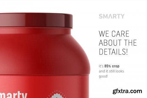 CreativeMarket - Matt nutrition jar mockup 4325093