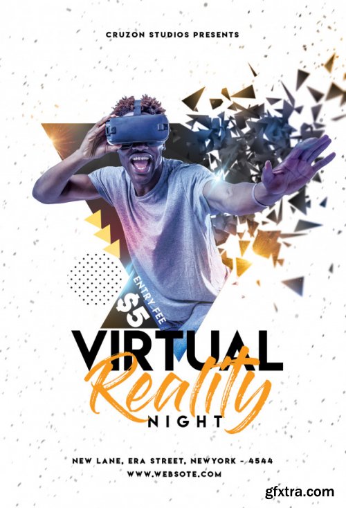 Virtual Party Flyer