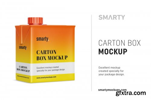 CreativeMarket - Carton box mockup 4357839