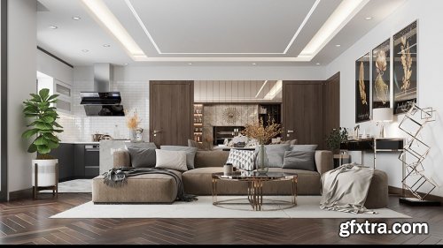 Modern Livingroom By NguyenDuc 