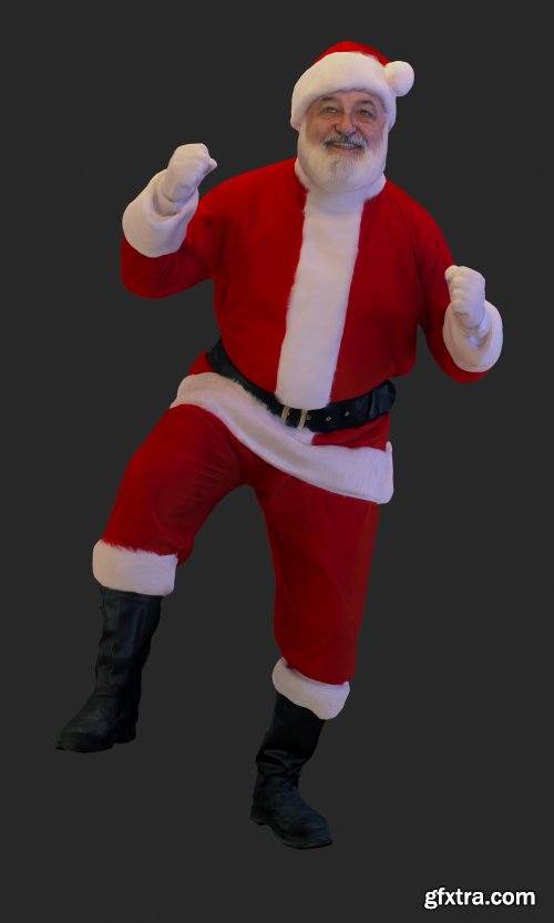 Santa Claus Pose 02 3d model