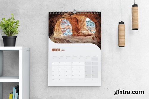 CreativeMarket - 2020 Calendar Template 4401115