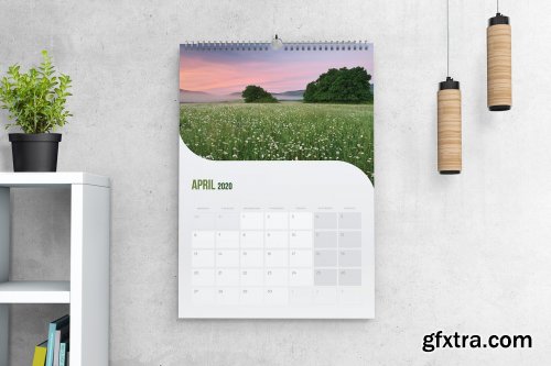 CreativeMarket - 2020 Calendar Template 4401115