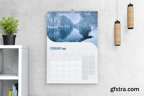 CreativeMarket - 2020 Calendar Template 4401115