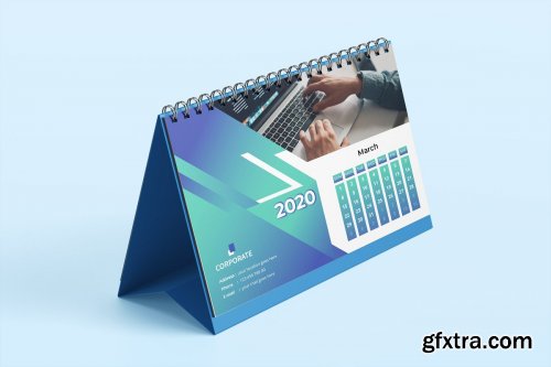 CreativeMarket - Desk Calendar 2020 4384138