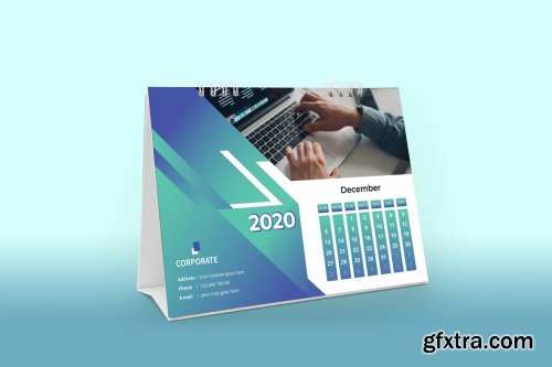 CreativeMarket - Desk Calendar 2020 4384138