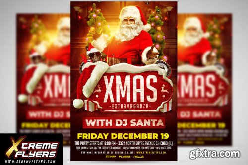 CreativeMarket - Christmas Party Flyer 4360087