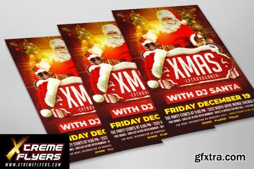 CreativeMarket - Christmas Party Flyer 4360087