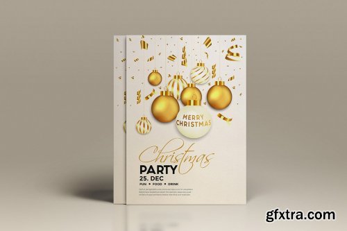 CreativeMarket - Christmas and Happy New Year flyers 4356290