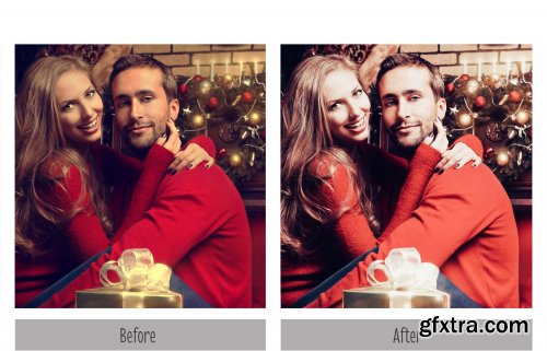 CreativeMarket - 10 Christmas Lightroom Presets 4331250