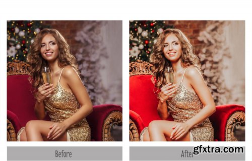 CreativeMarket - 10 Christmas Lightroom Presets 4331250