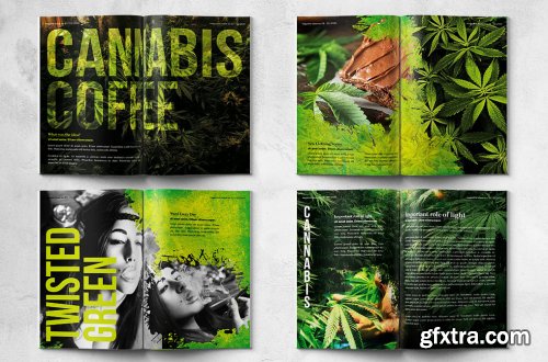 Cannabis Magazine - A4 & US Letter - 28 pgs