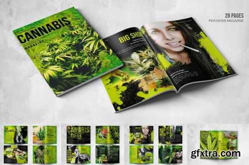 Cannabis Magazine - A4 & US Letter - 28 pgs