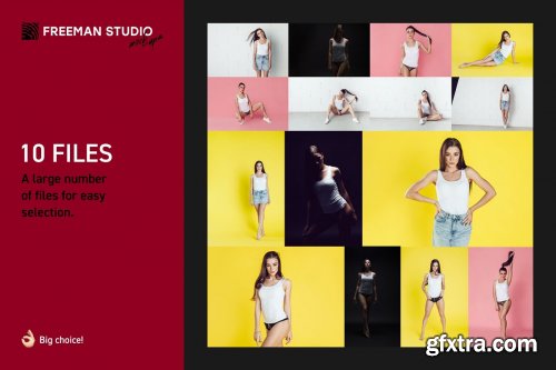 CreativeMarket - Girls Tank-Top Mock-Up Set 4110756