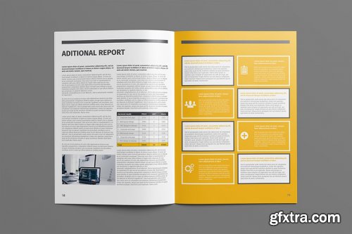 CreativeMarket - Annual Report Template 2876695