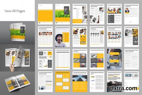 CreativeMarket - Annual Report Template 2876695