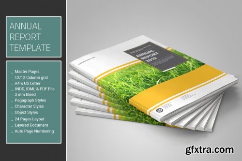 CreativeMarket - Annual Report Template 2876695