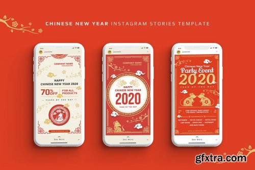 Chinese New Year Instagram Stories Template