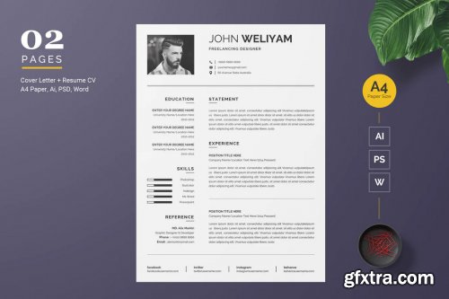 Modern Resume / CV Template