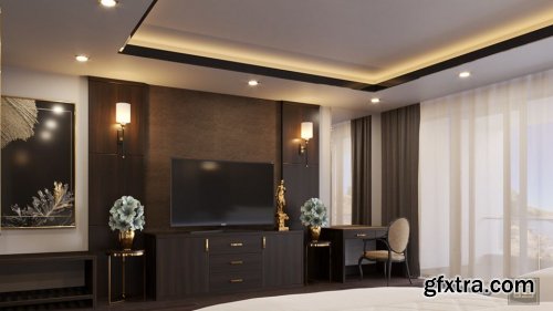 Hotel Rooms Scene for Sketchup By XuanKhanh